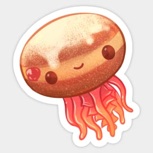 Jelly Donut Fish Sticker